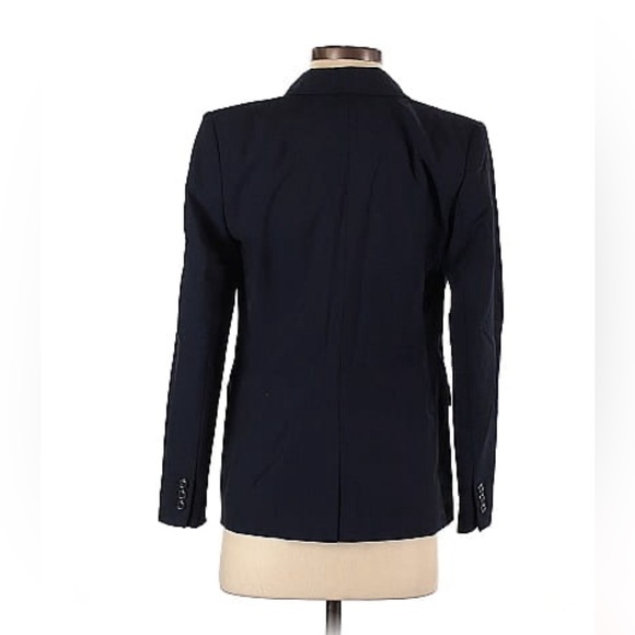 Banana Republic Navy Petite Wool Blazer Size 00 - Picture 2 of 13